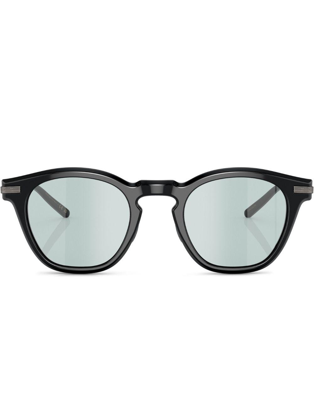 Oliver Peoples 圆框眼镜 - 黑色