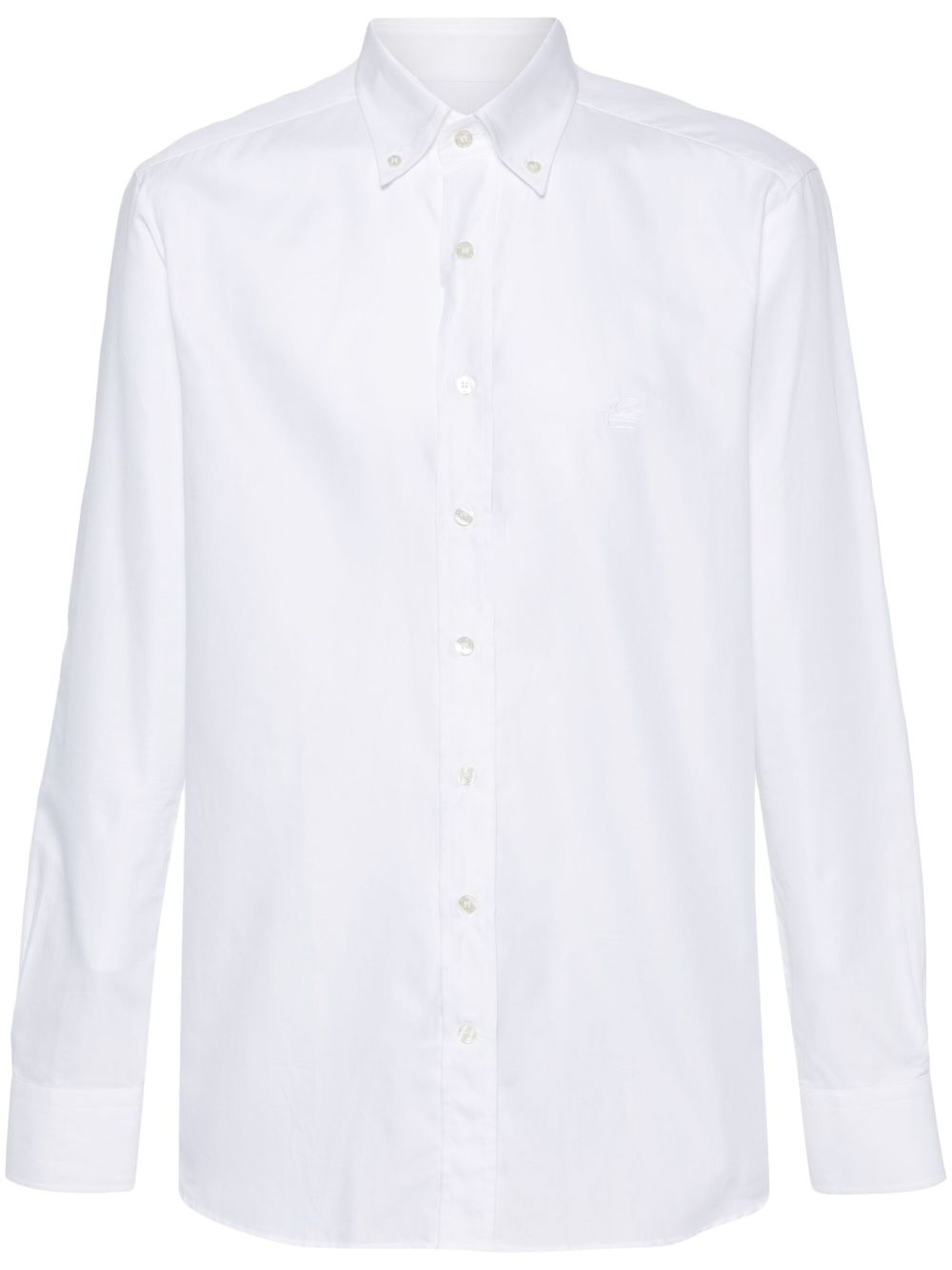 ETRO Pegaso 刺绣衬衫 - 白色