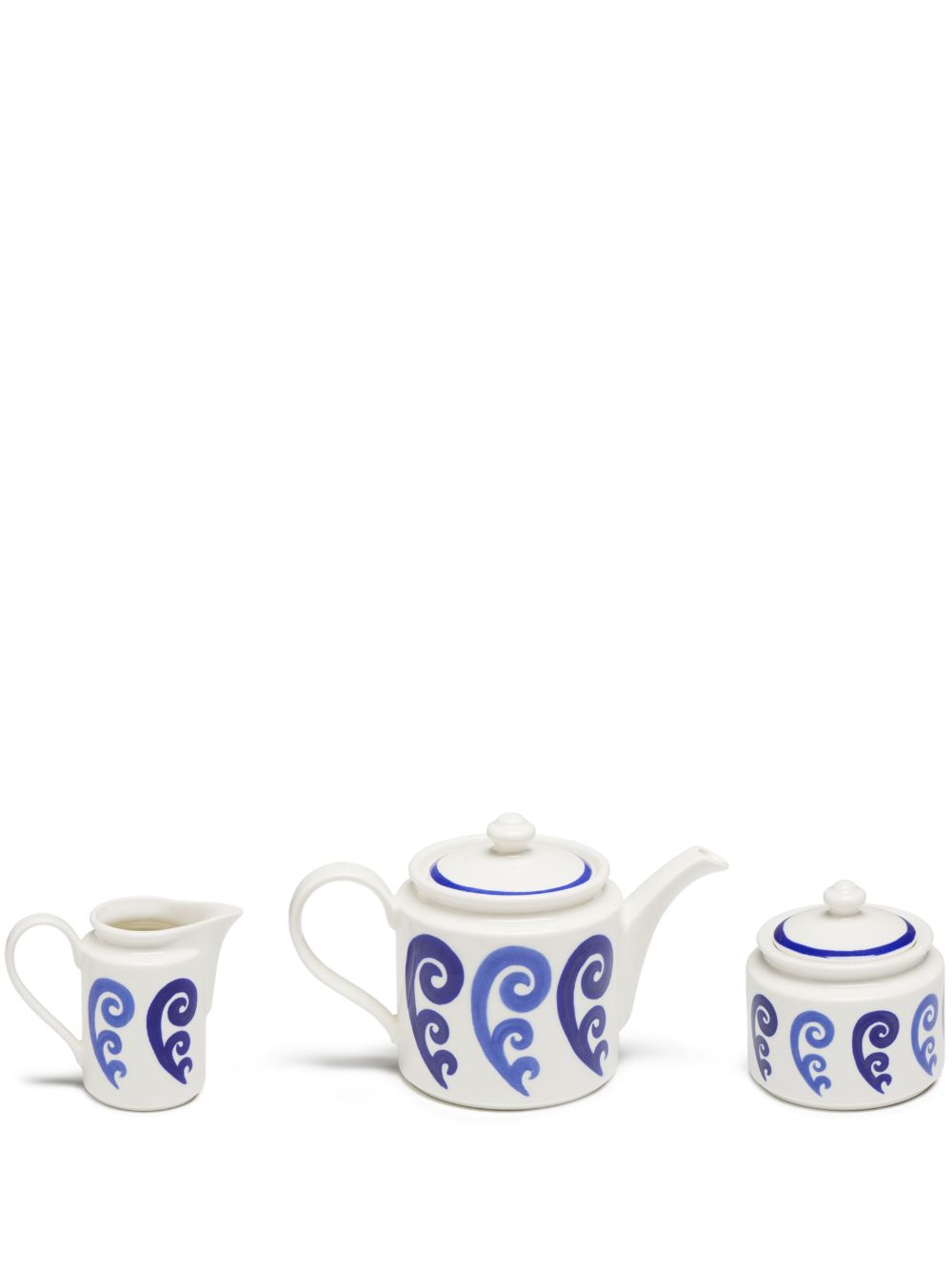 Themis Z Athenee Peacock 茶具套装 - 白色