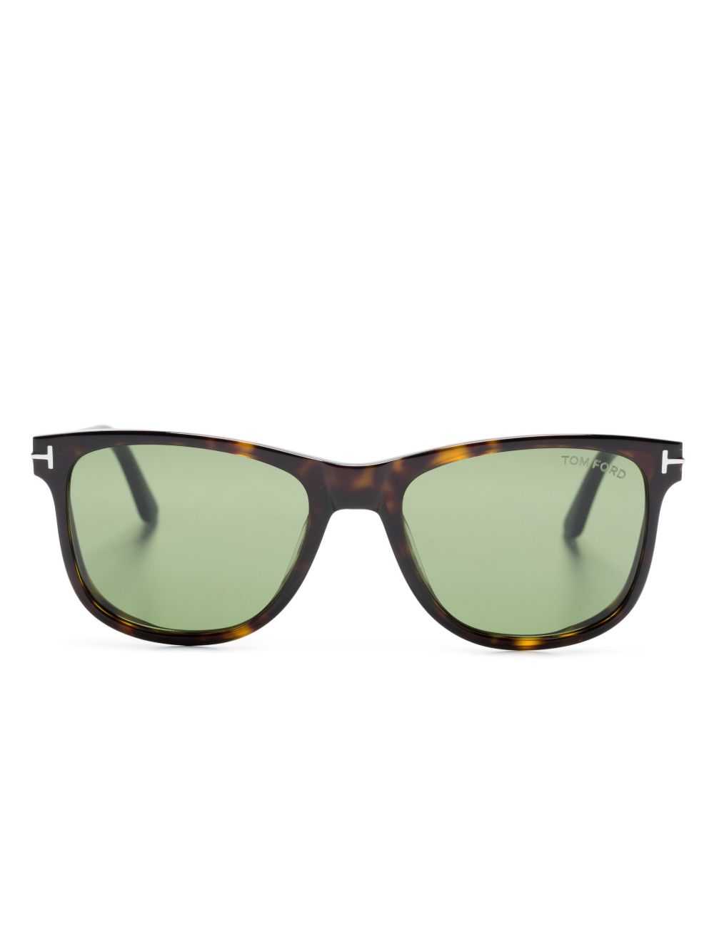 TOM FORD Eyewear 方框太阳眼镜 - 褐色
