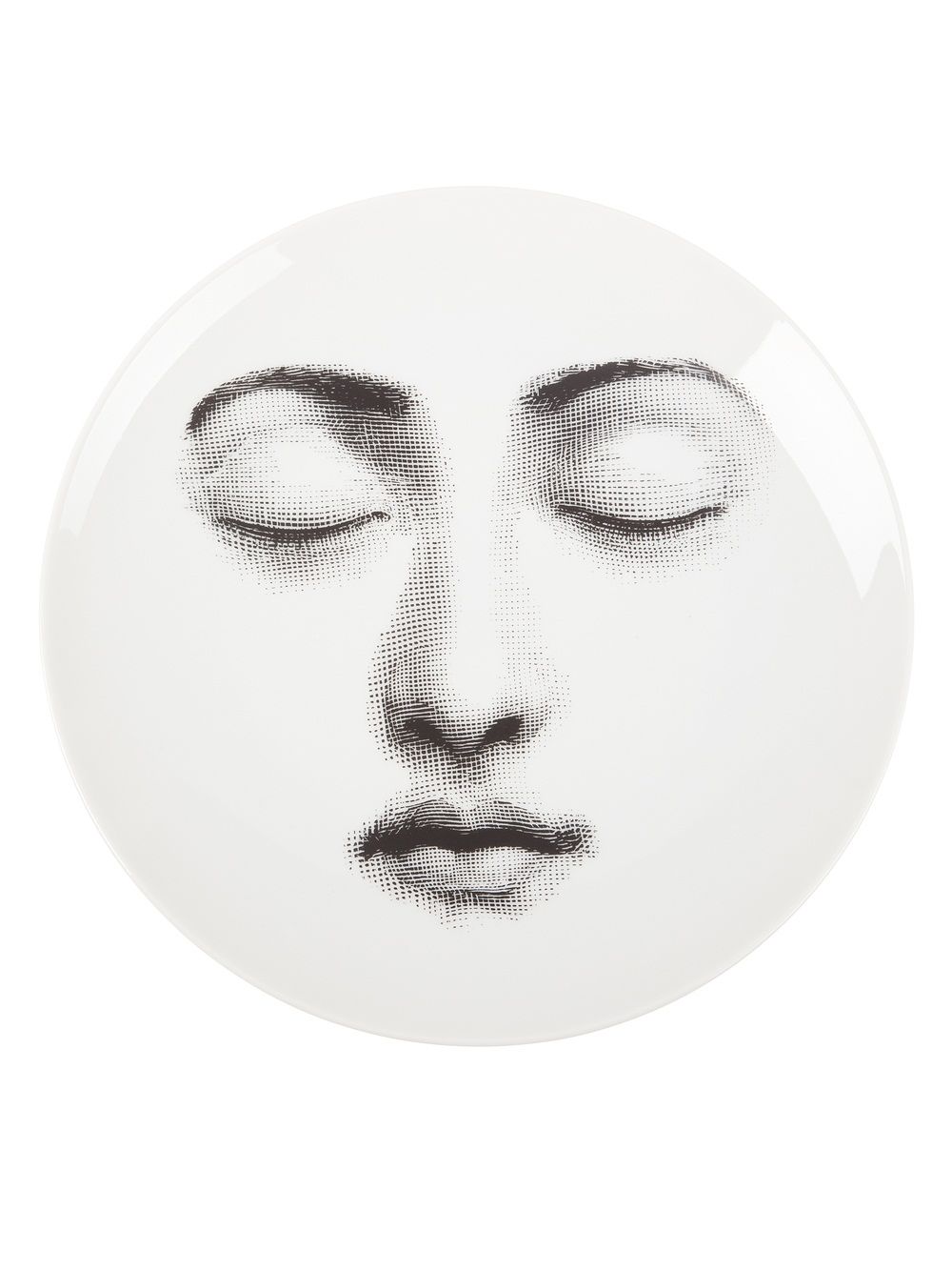 Fornasetti 印花碟 - 白色