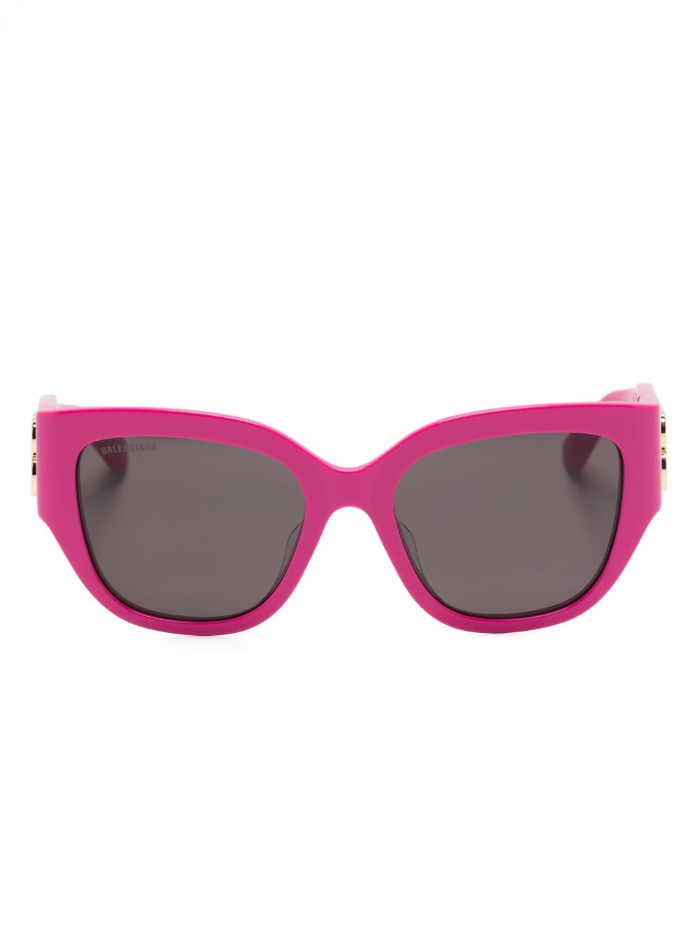 Balenciaga Eyewear 蝴蝶形镜框太阳眼镜 - 粉色