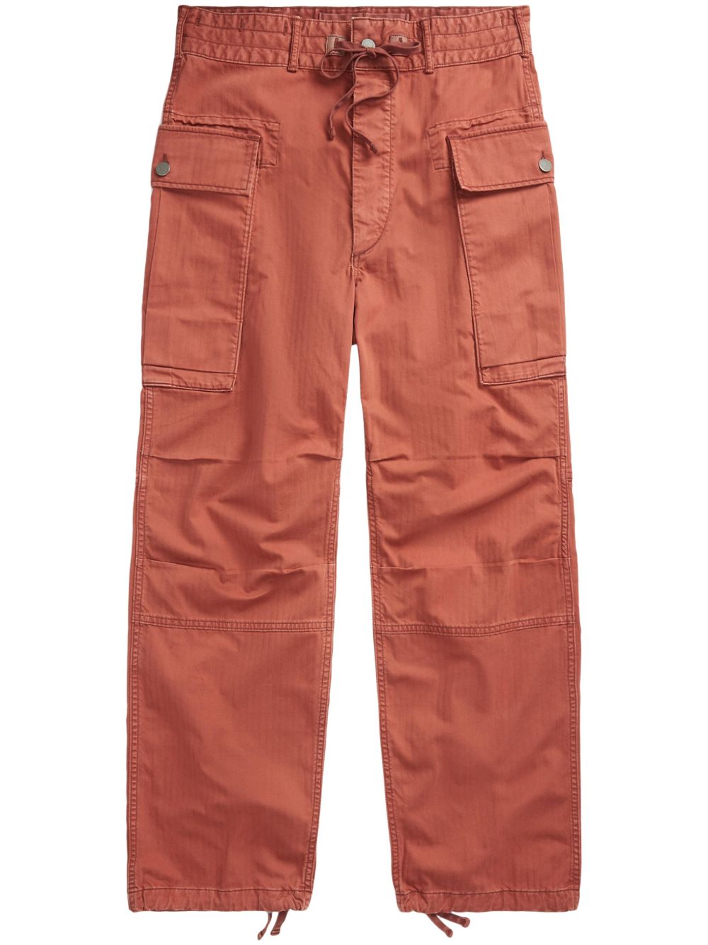 Ralph Lauren RRL 直筒棉工装裤 - 橘色