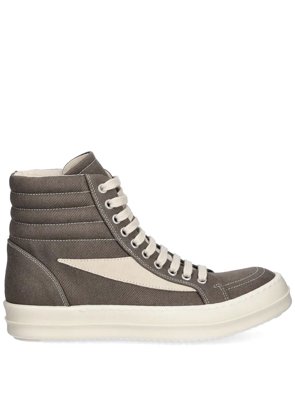 Rick Owens DRKSHDW 填充高帮运动鞋 - 灰色