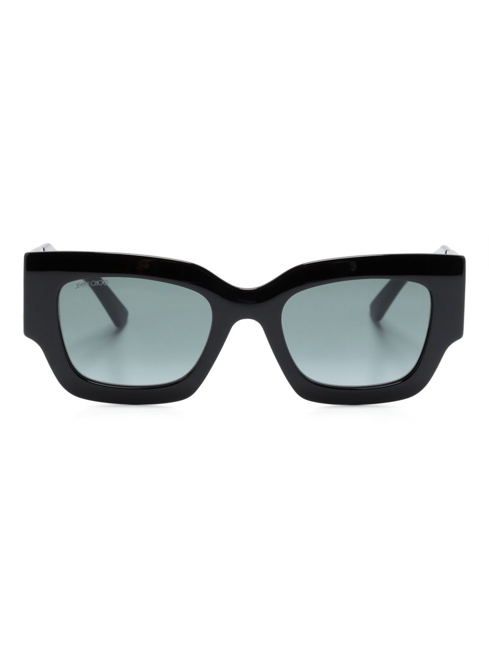 Jimmy Choo Eyewear NENA/S 方框太阳眼镜 - 黑色