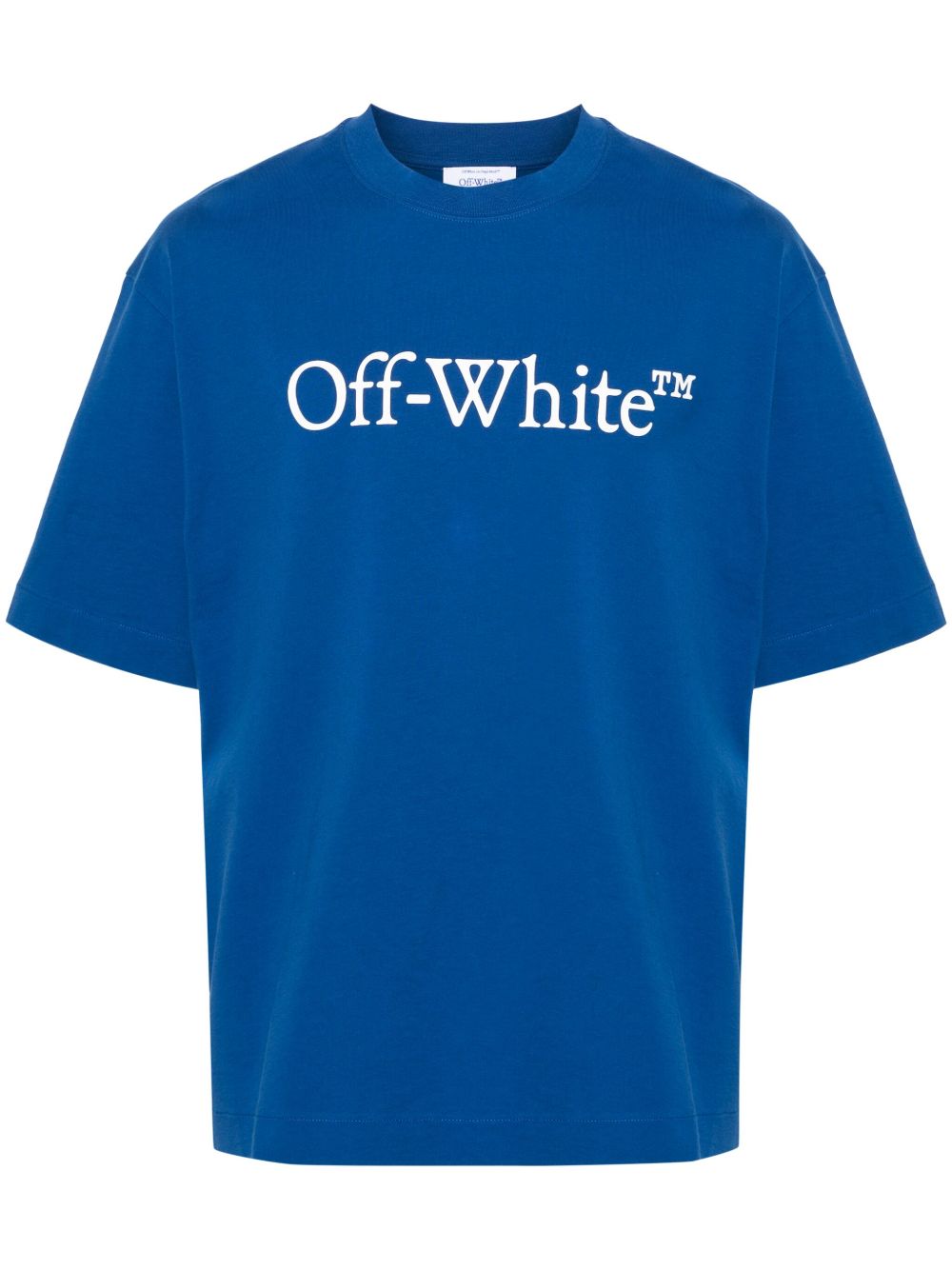 Off-White Big Bookish Skate 棉T恤 - 蓝色
