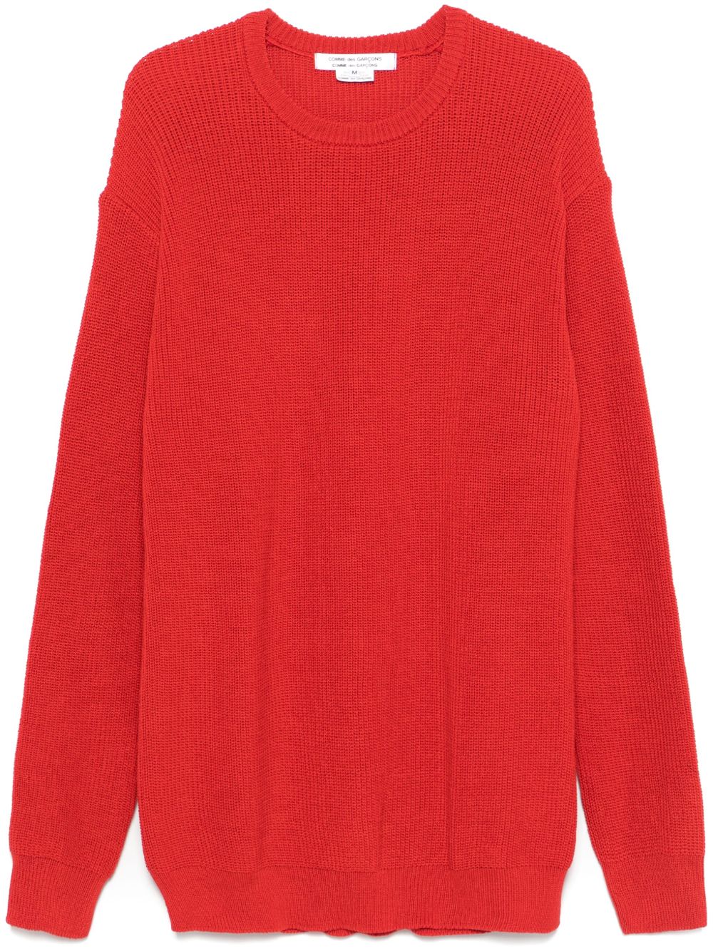 Comme Des Garçons Shirt 罗纹针织毛衣 - 红色