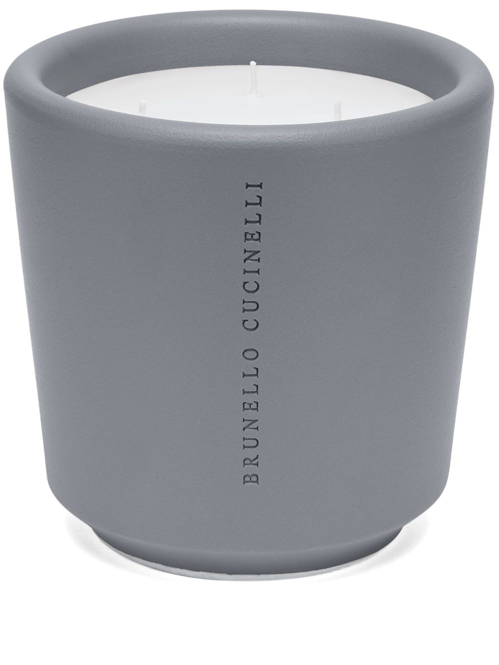 Brunello Cucinelli 圆柱形香薰蜡烛 - 灰色