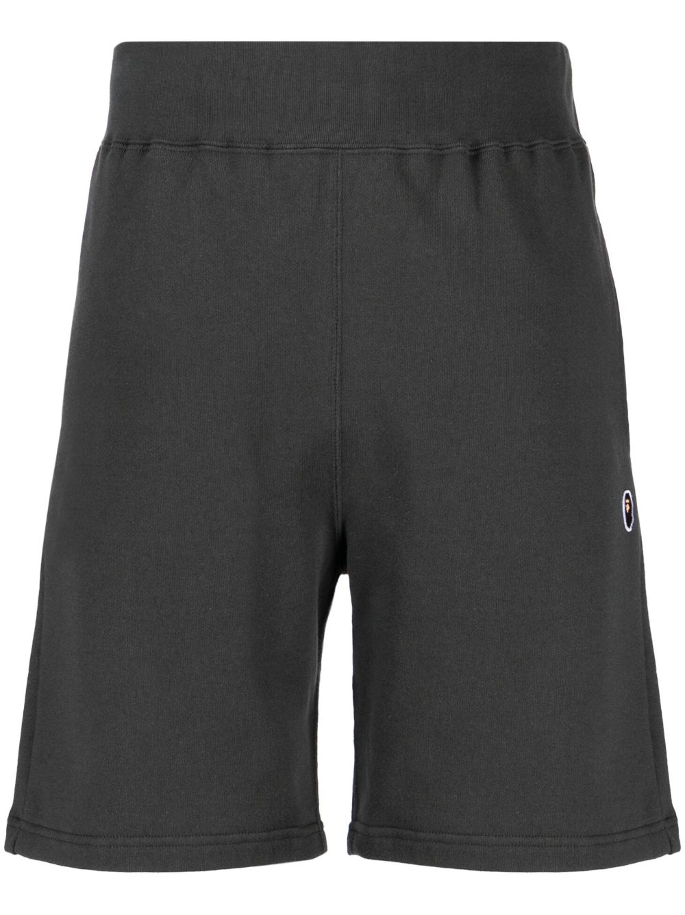A BATHING APE® Ape Head One Point 棉短裤 - 灰色