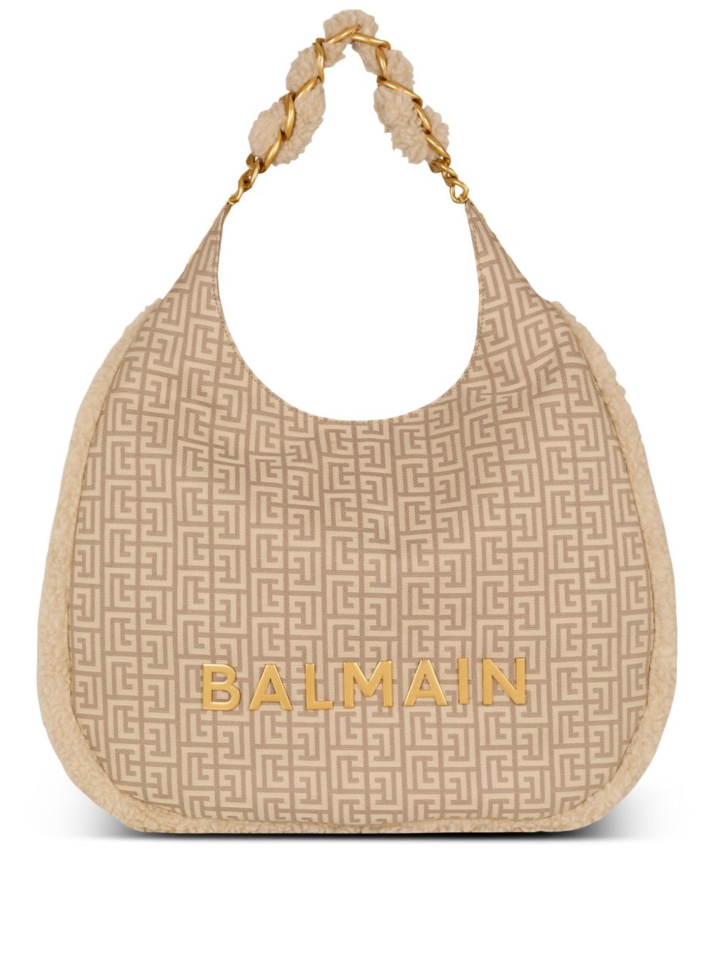 Balmain 1945 系列大号单肩包 - 中性色