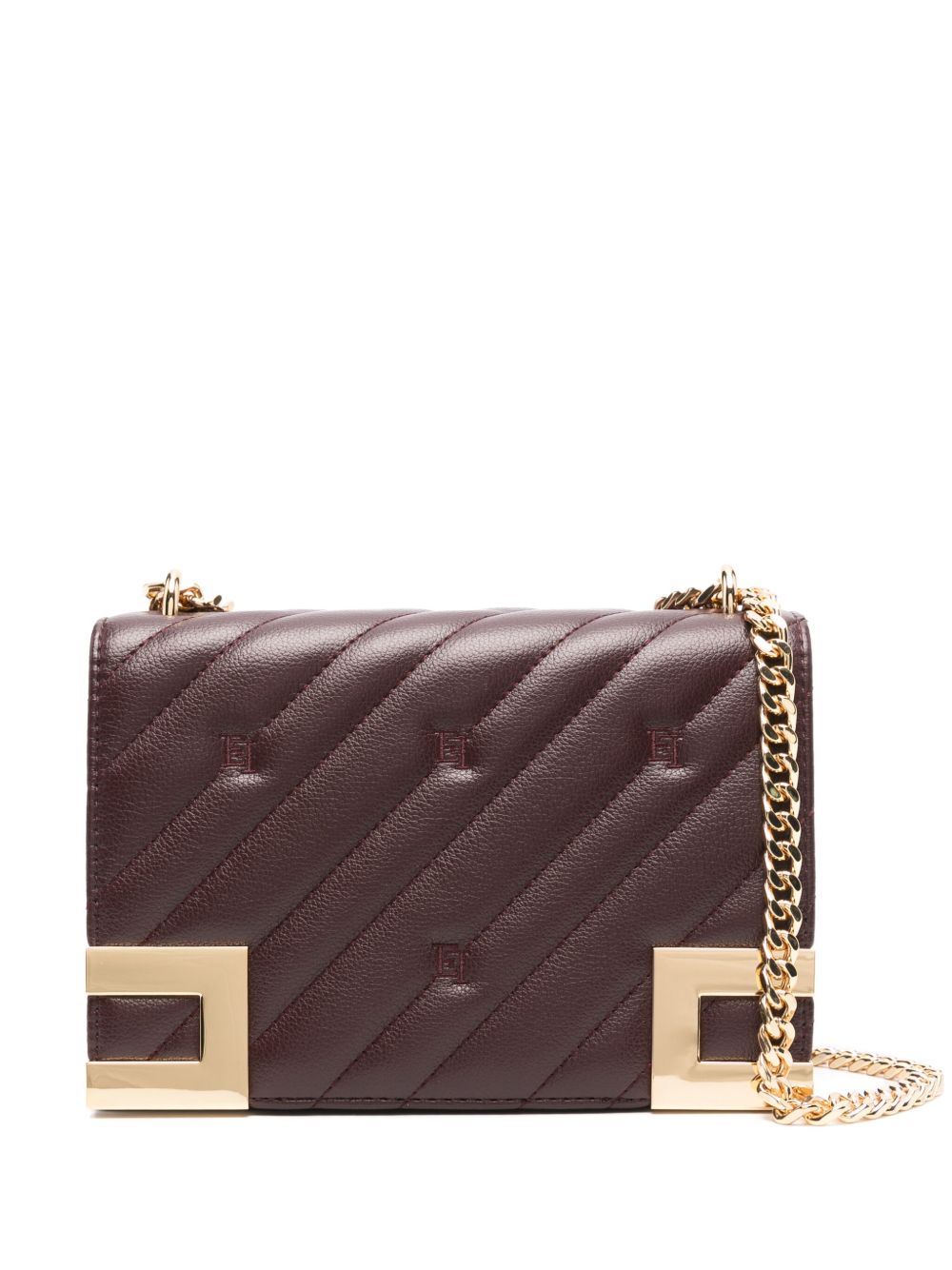 Elisabetta Franchi 中号绗缝斜挎包 - 红色