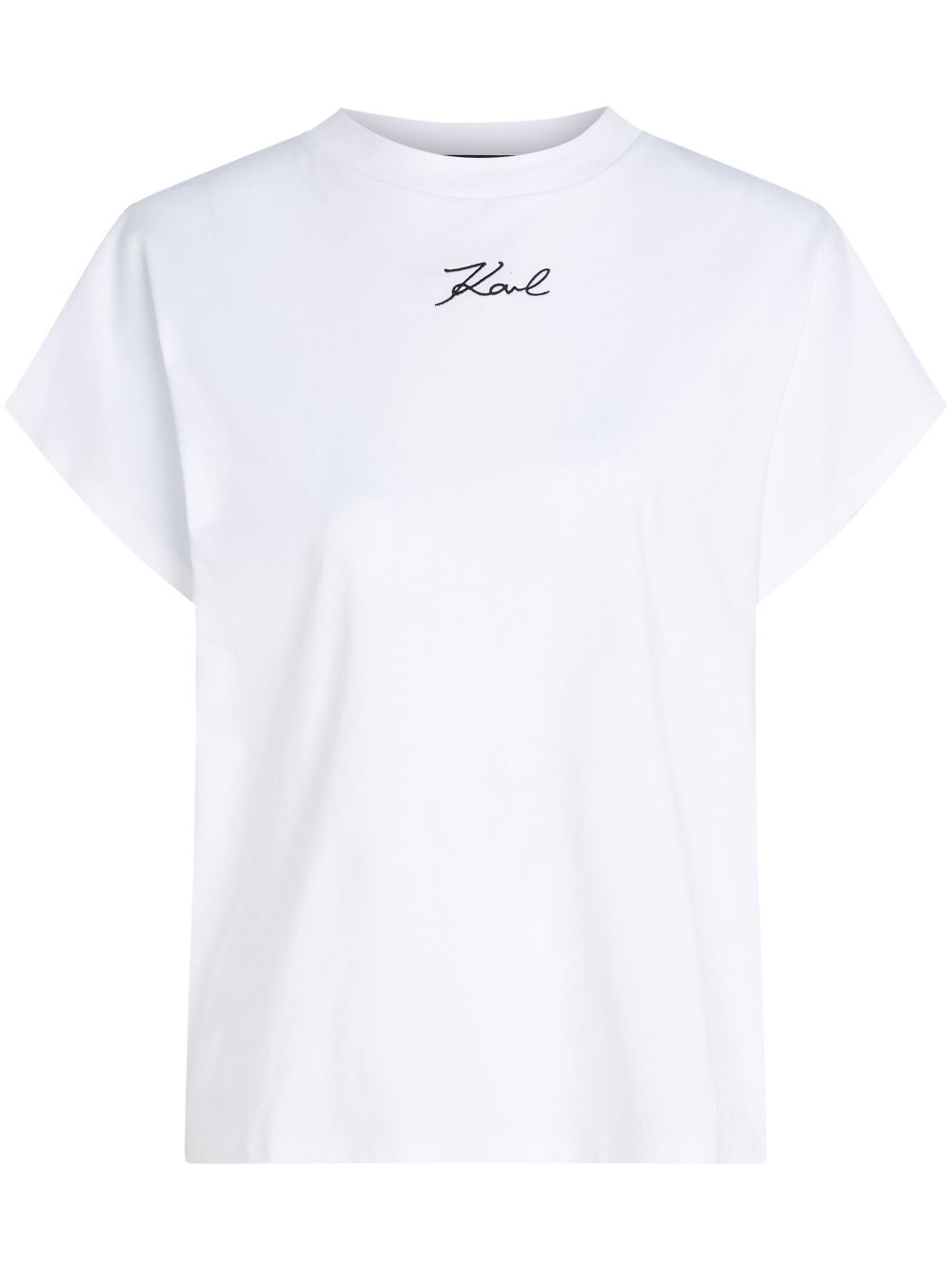 Karl Lagerfeld Karl Signature T恤 - 白色