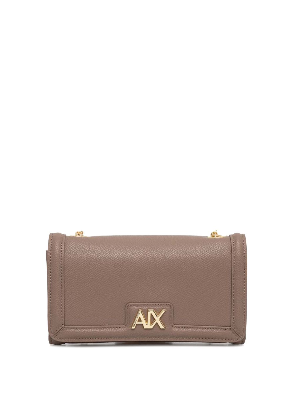 Armani Exchange logo标牌单肩包 - 中性色