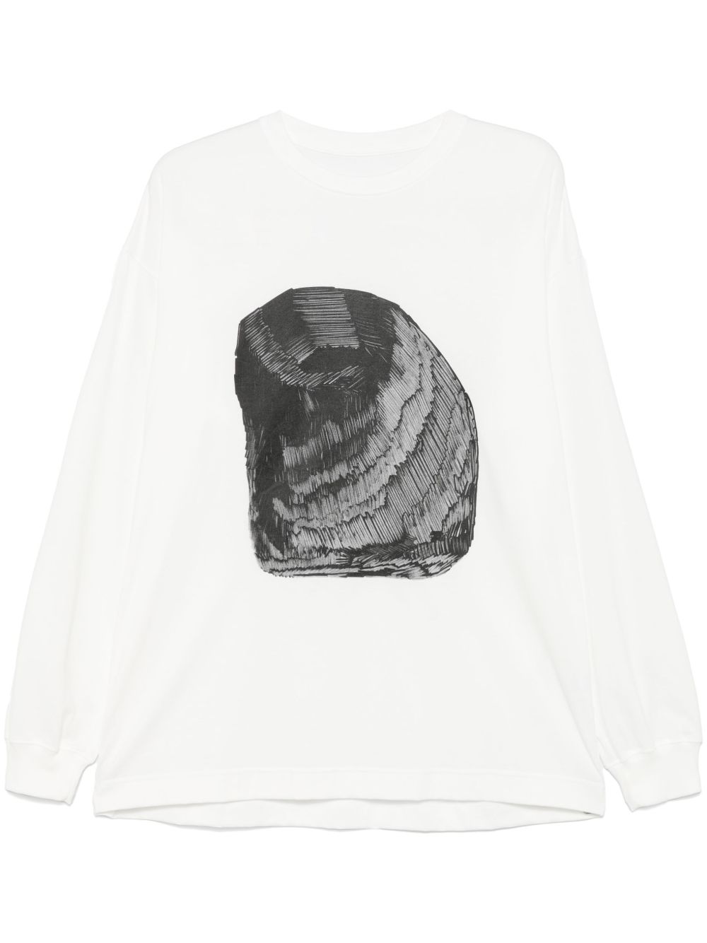 Homme Plissé Issey Miyake x Ronan Bouroullec WB T恤 - 白色