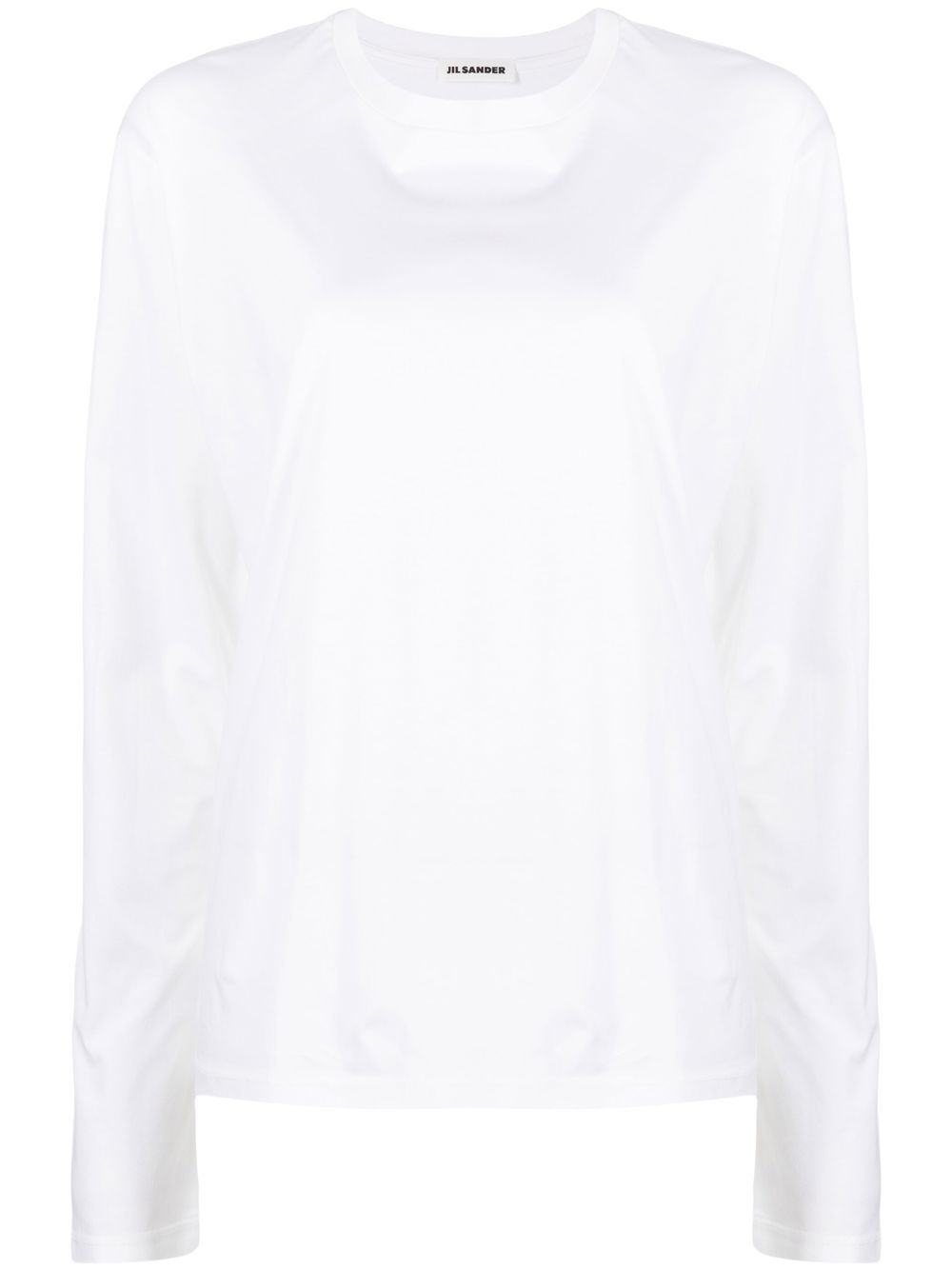 Jil Sander 圆领长袖T恤 - 白色