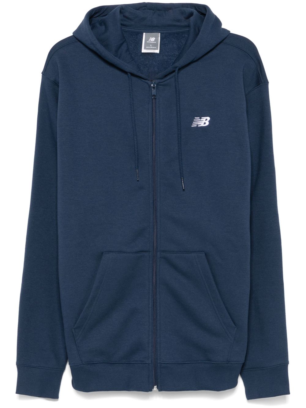 New Balance 拉链连帽衫 - 蓝色