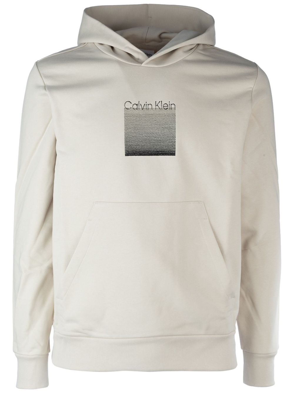 Calvin Klein logo印花连帽衫 - 中性色