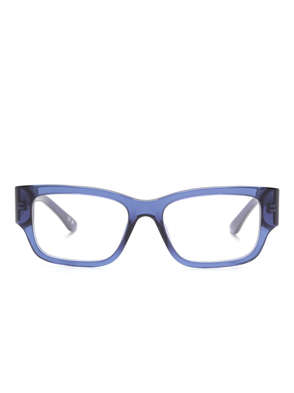 Balenciaga Eyewear 长方形镜框眼镜 - 蓝色