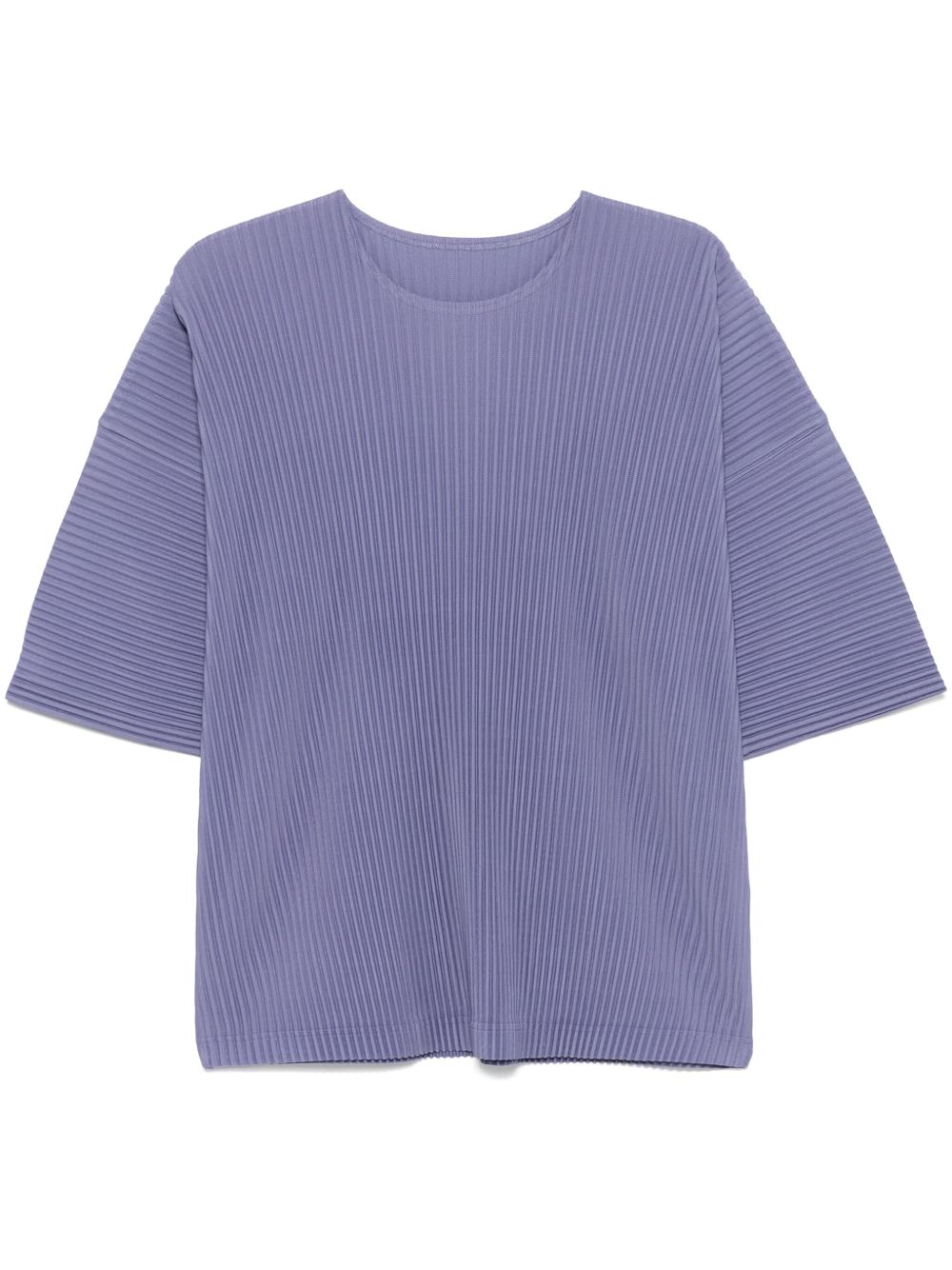 Homme Plissé Issey Miyake 细褶T恤 - 紫色