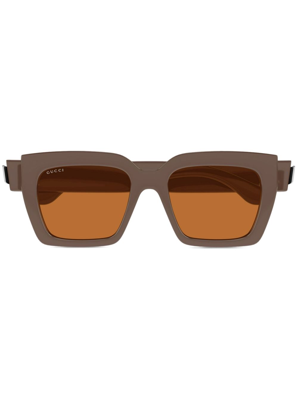 Gucci Eyewear Interlocking G 太阳眼镜 - 褐色