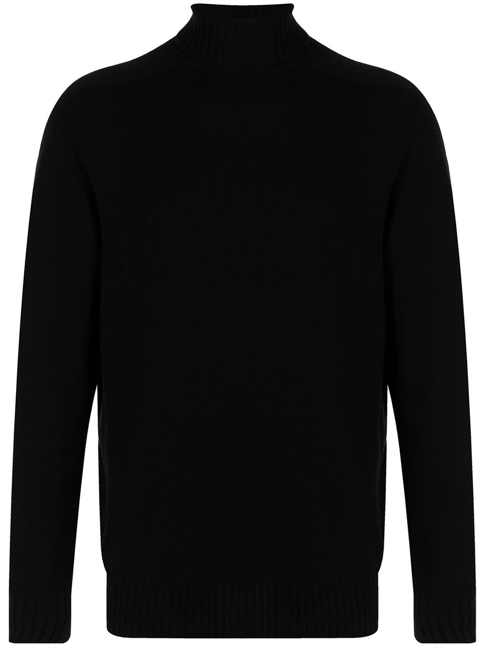 Officine Generale 高领针织毛衣 - 黑色