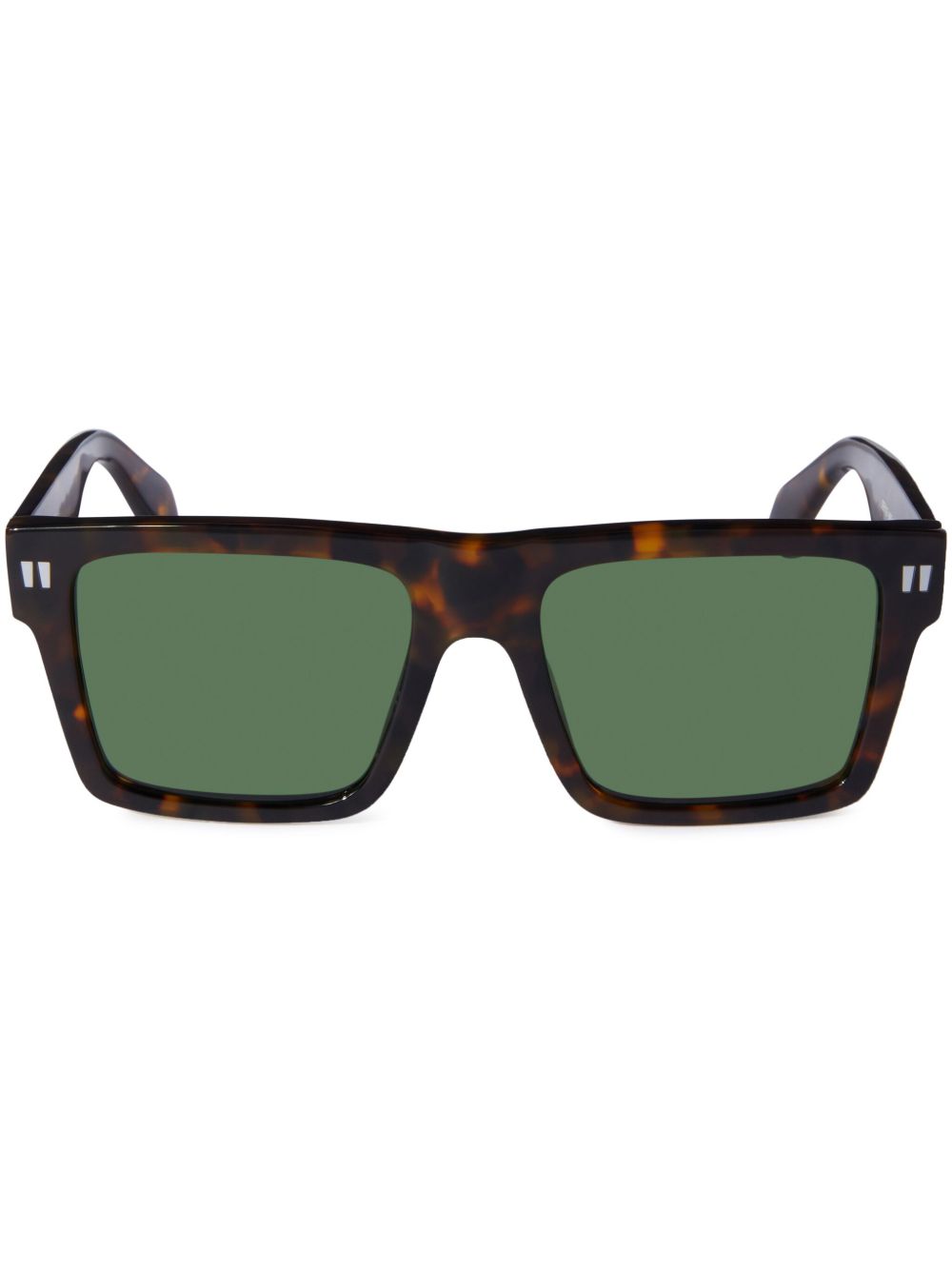 Off-White Eyewear Lawton 方框太阳眼镜 - 褐色