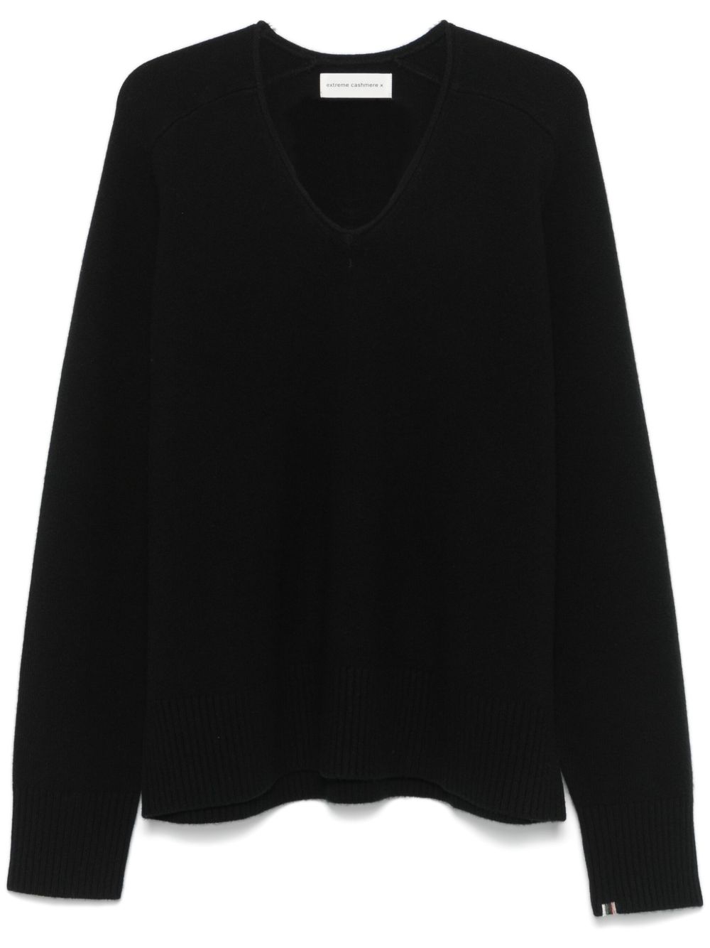 extreme cashmere N°375 Patti 毛衣 - 黑色