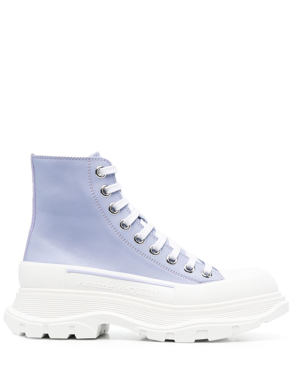 Alexander McQueen Tread Slick 短靴 - 紫色