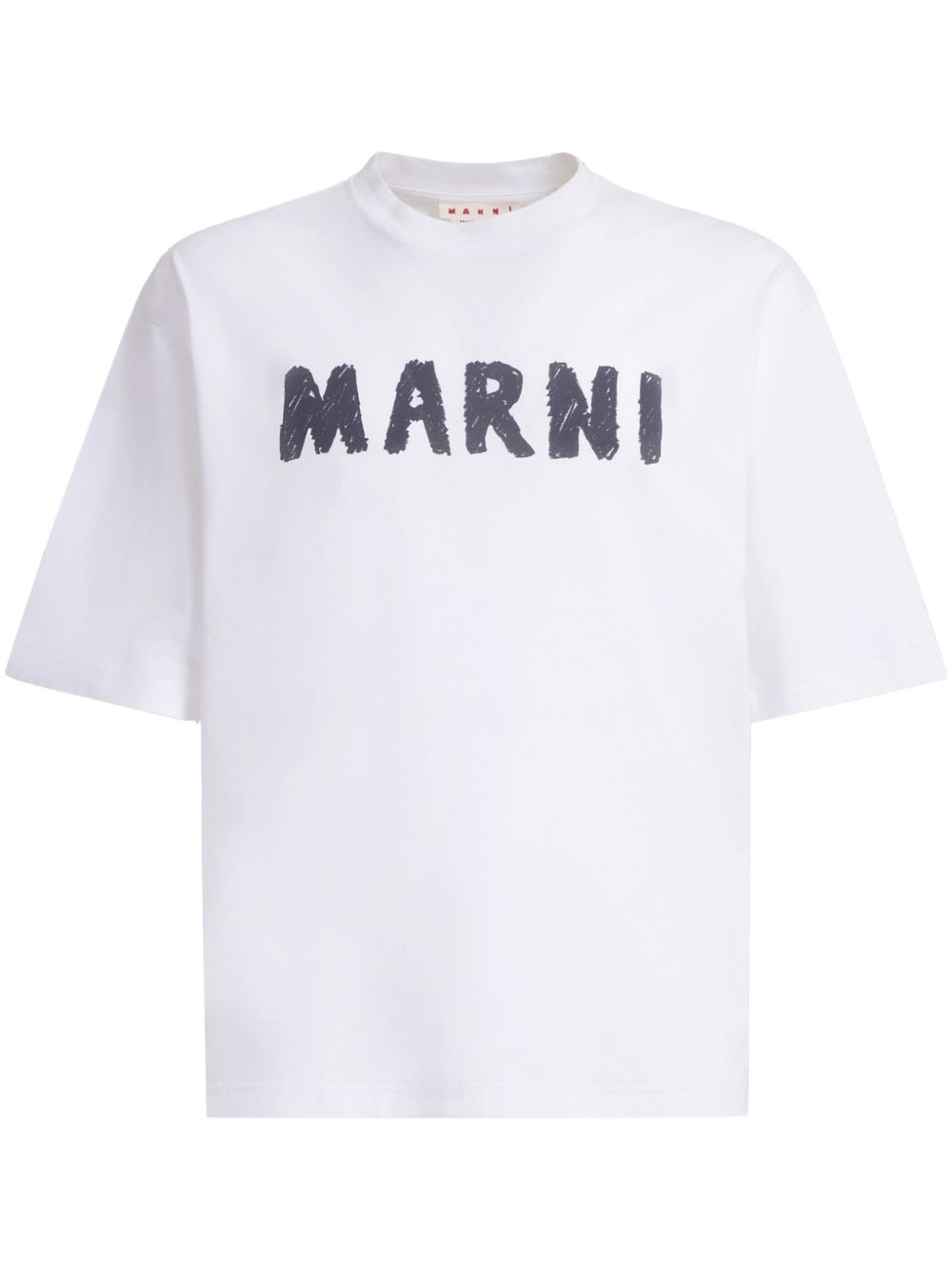 Marni logo印花T恤 - 白色