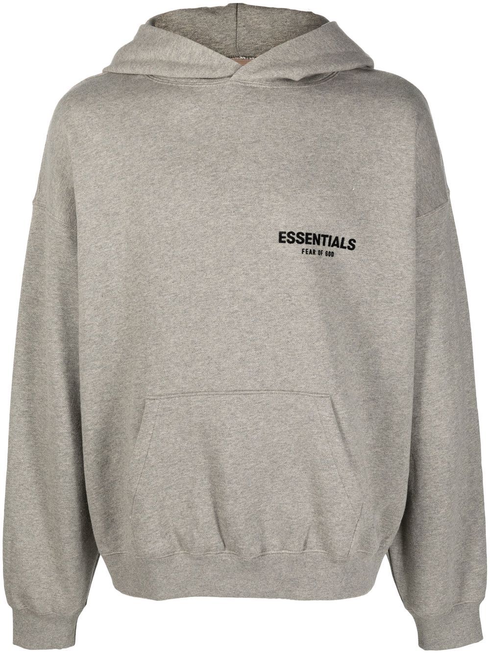FEAR OF GOD ESSENTIALS logo套头式连帽衫 - 灰色