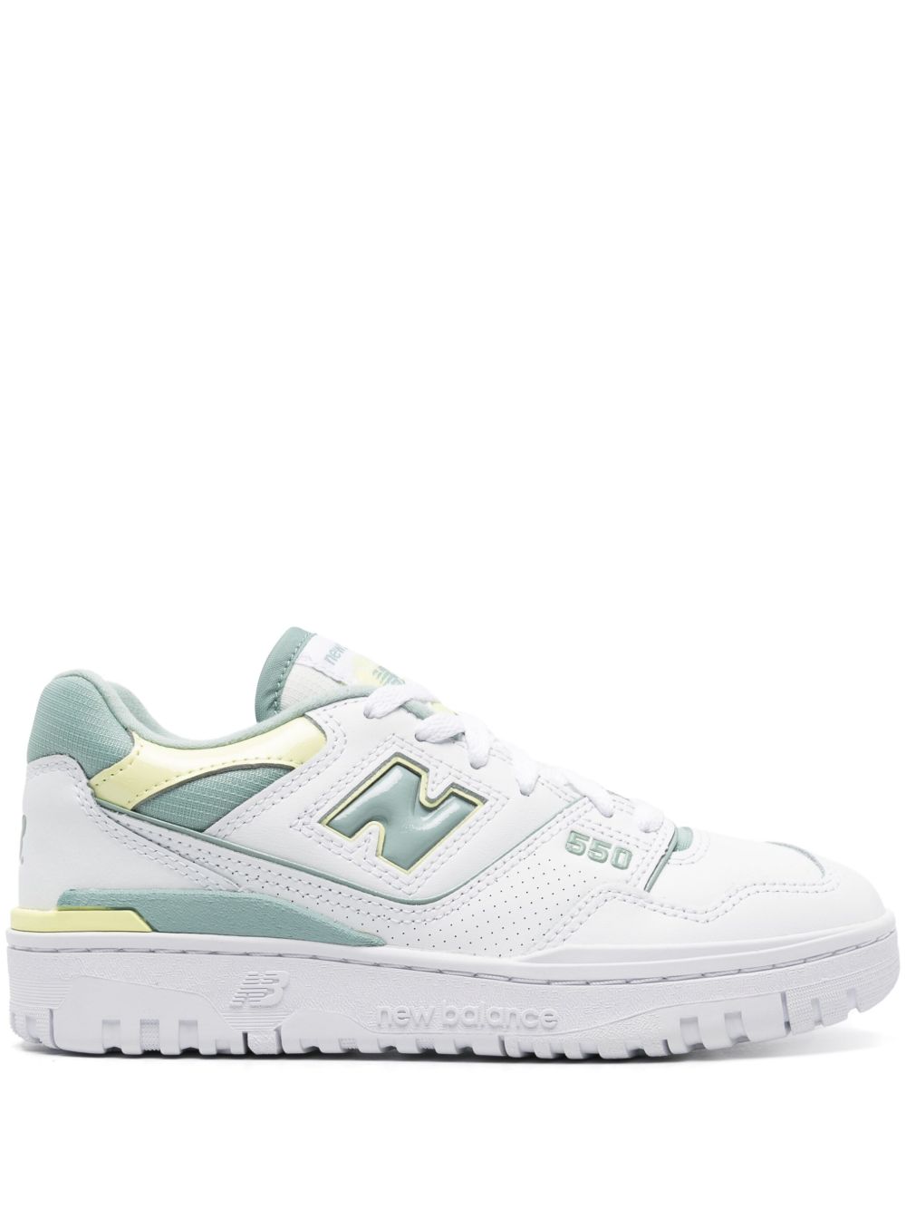 New Balance 550 拼接运动鞋 - 黄色