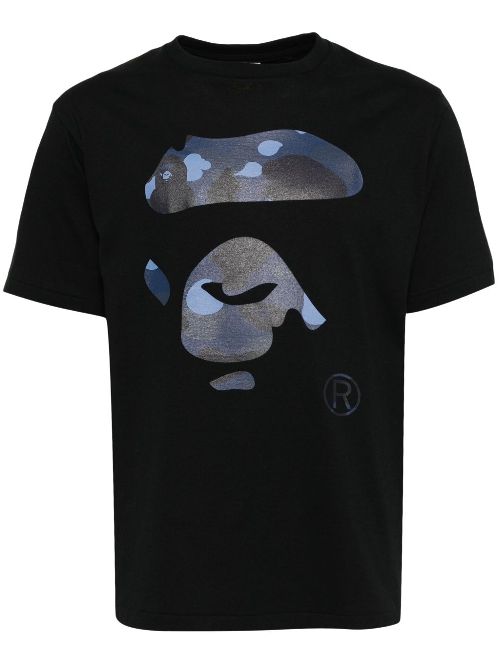 A BATHING APE® Colour Camo Ape Face T恤 - 黑色