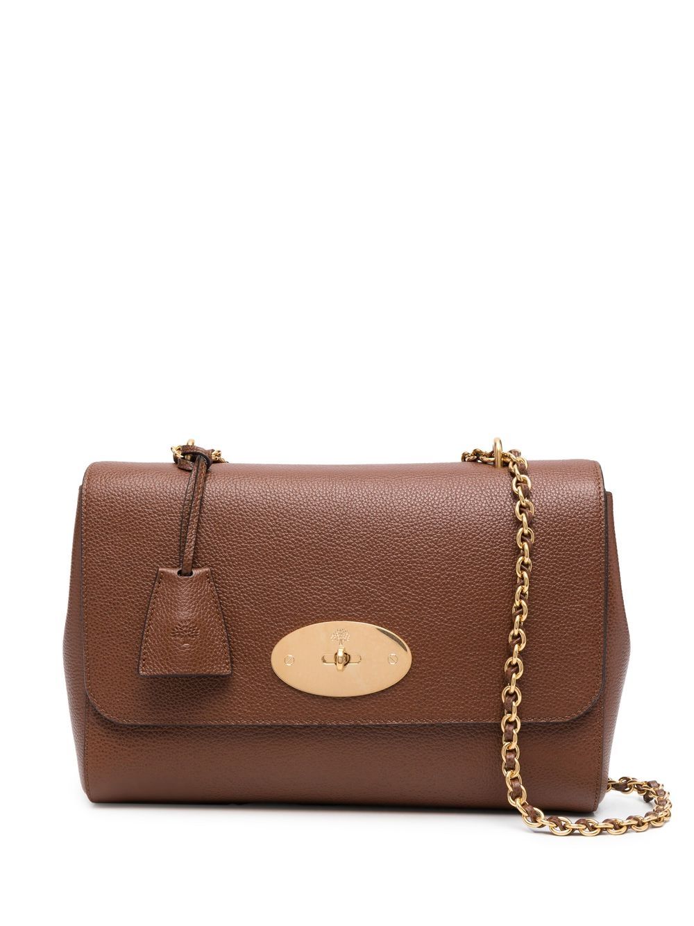 Mulberry Lily 中号单肩包 - 褐色