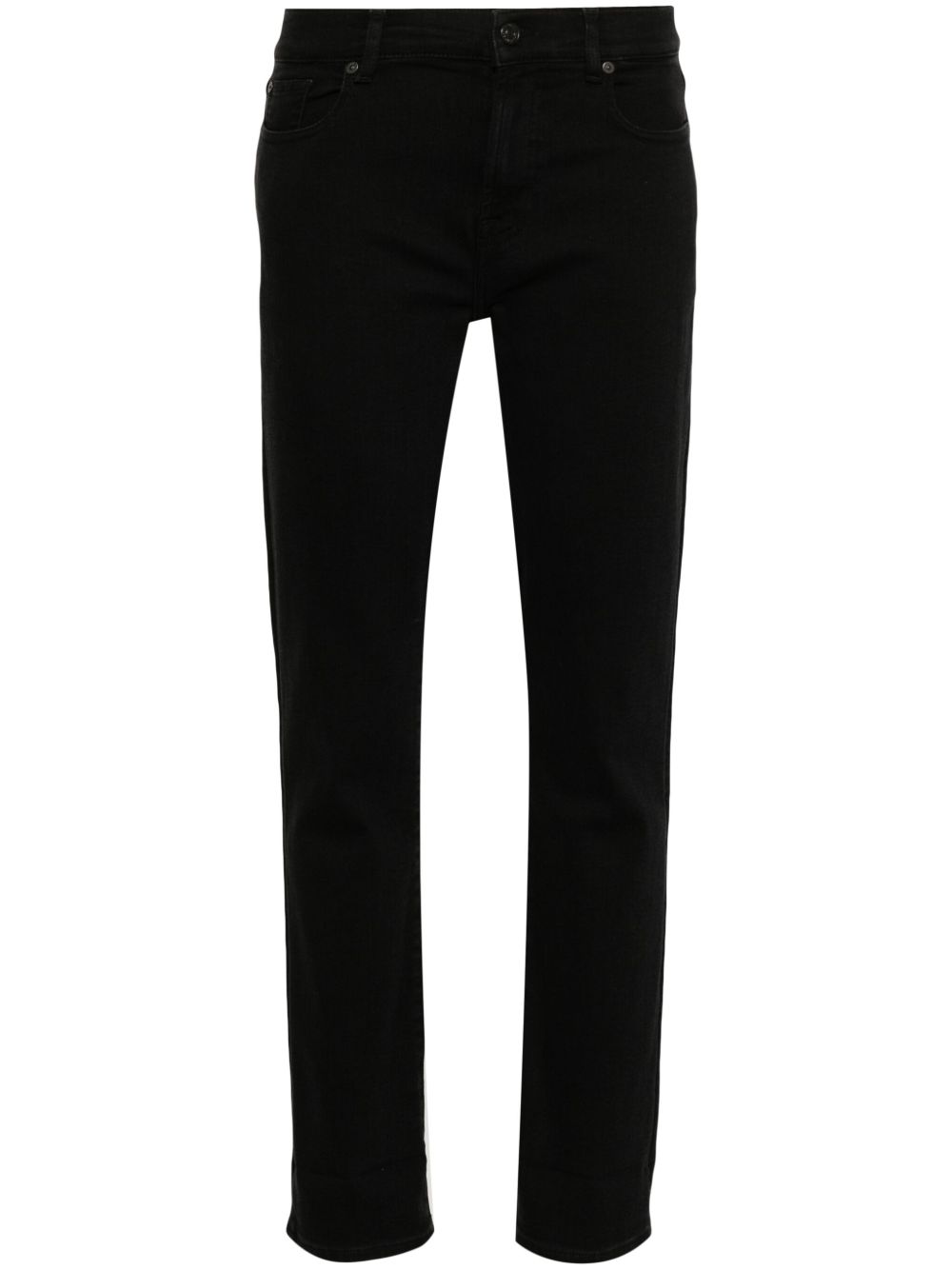 7 For All Mankind Relaxed Skinny 牛仔裤 - 黑色