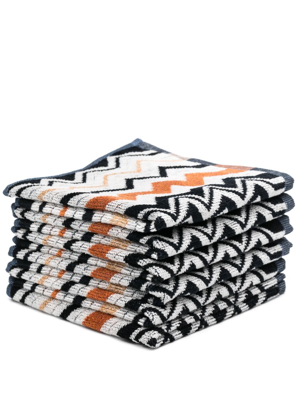 Missoni Home Bernard 毛巾（六件装） - 白色