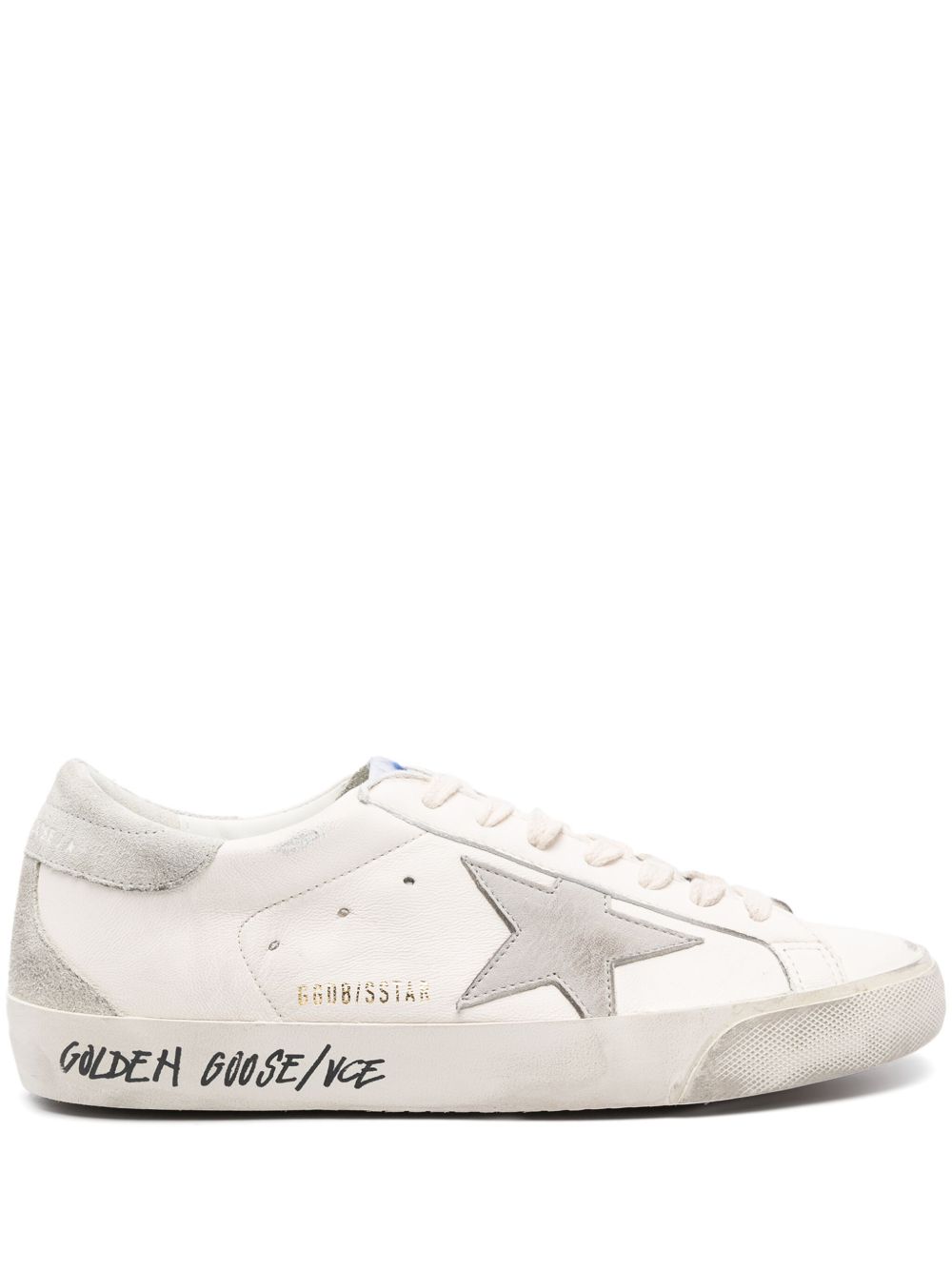 Golden Goose Super Star 皮质低帮板鞋 - 白色