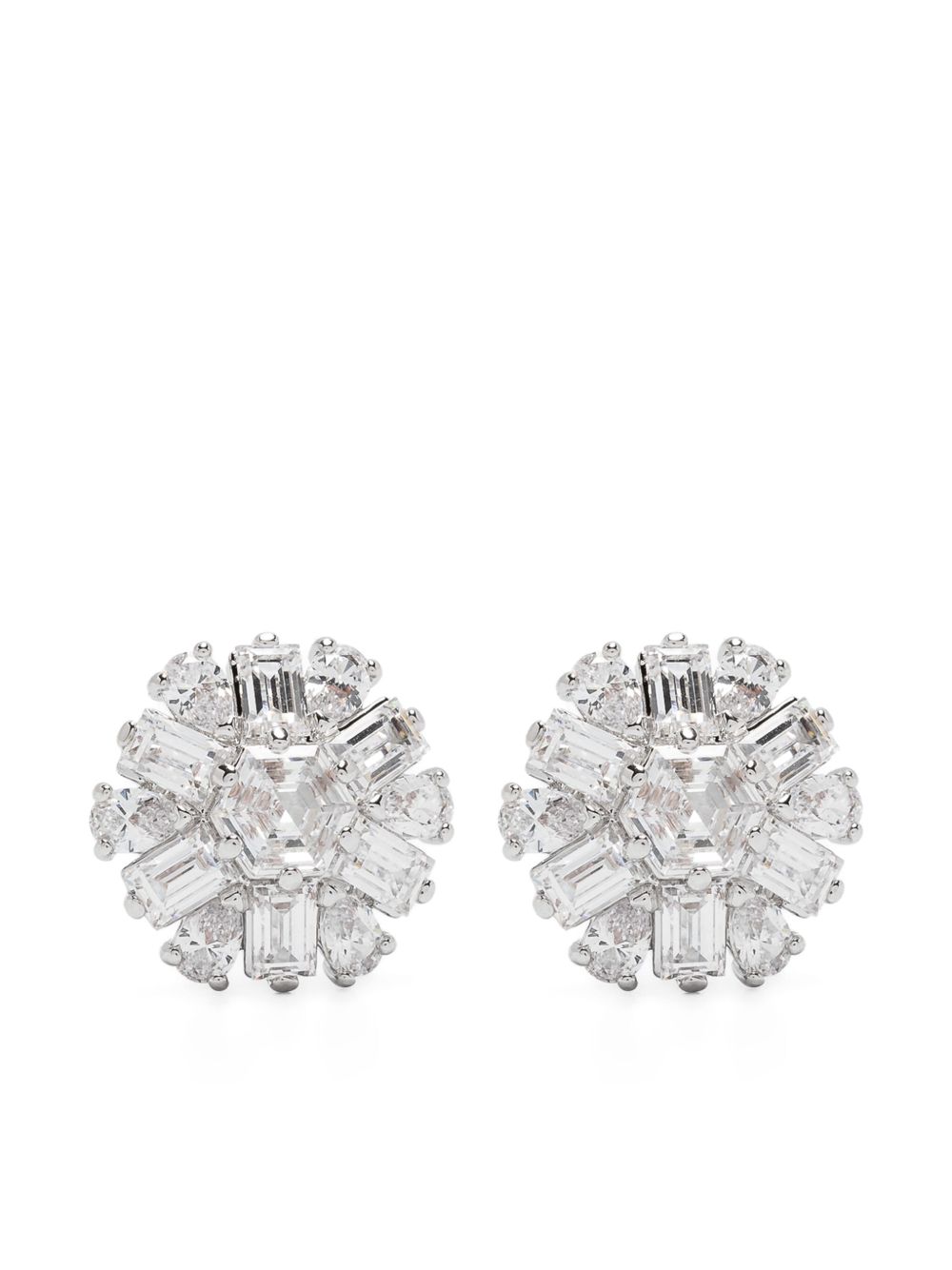 Swarovski Idyllia 耳钉 - 银色