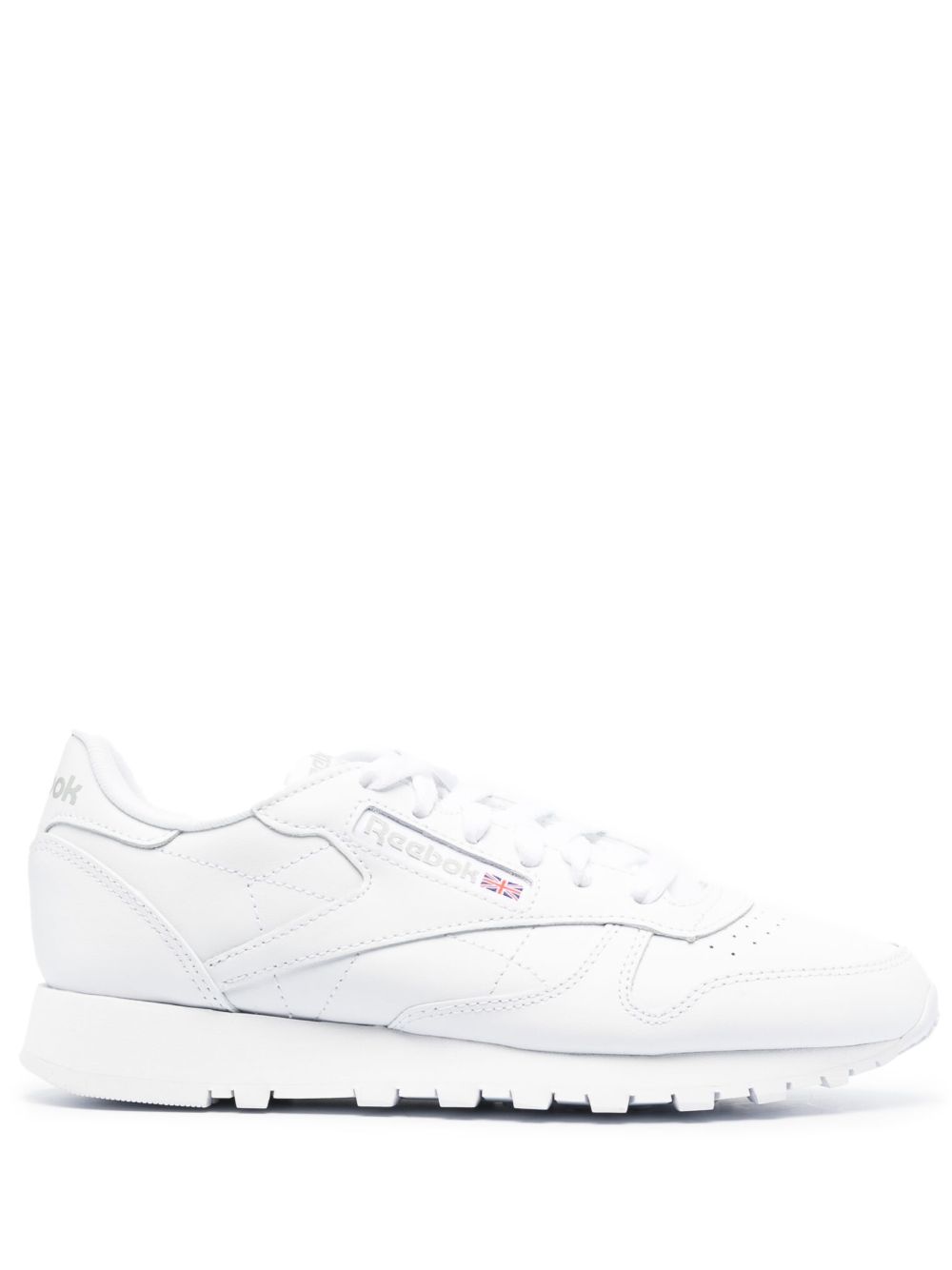 Reebok 标贴低帮运动鞋 - 白色