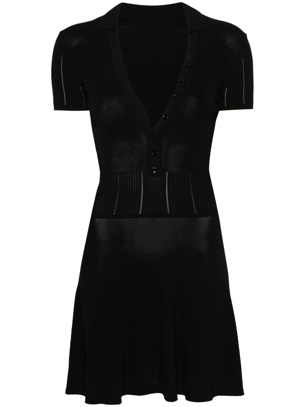 Jacquemus La Mini Robe Yauco 迷你连衣裙 - 黑色