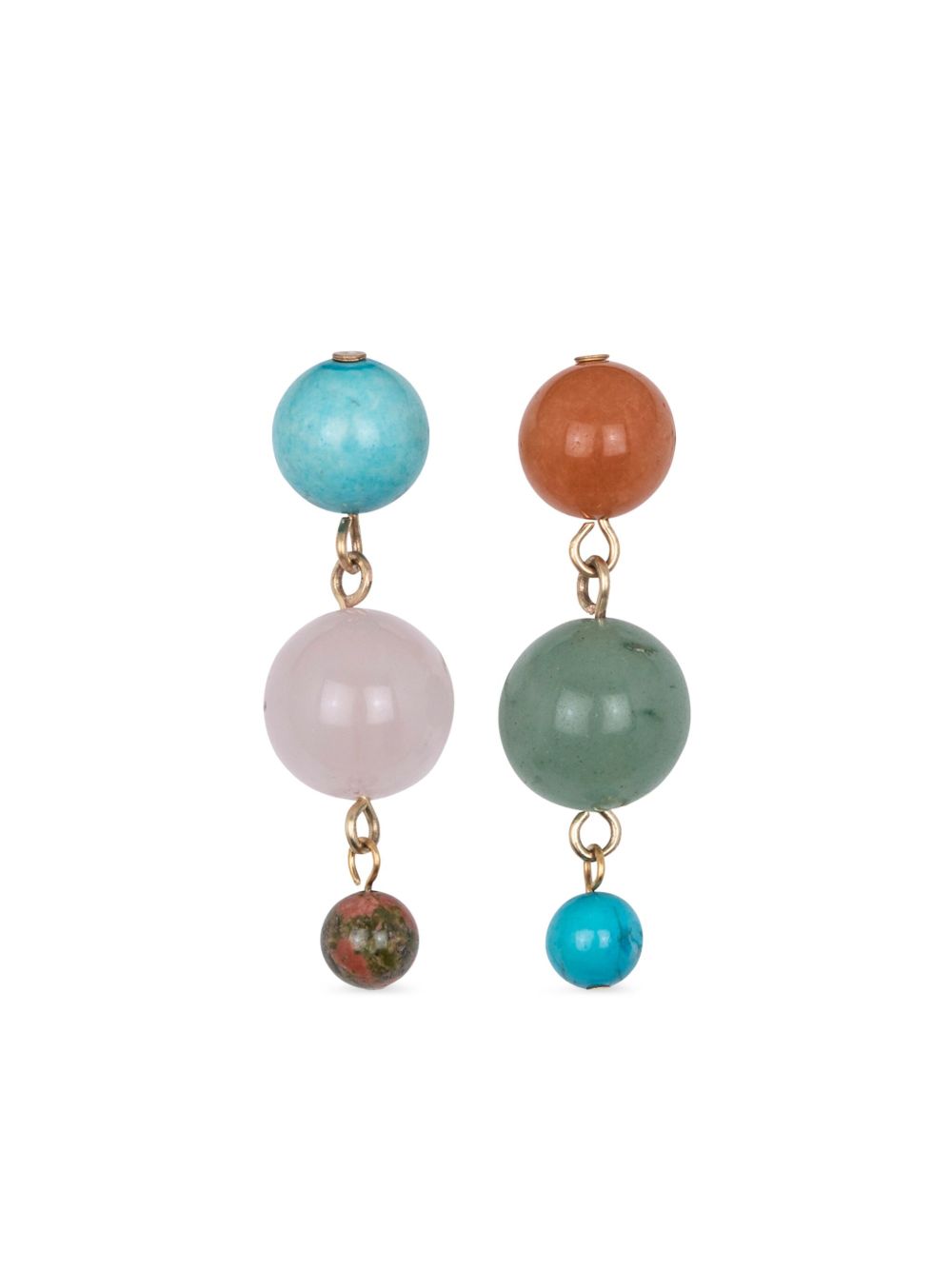 Jennifer Behr x Julia Berolzheimer Cortina 耳环 - 红色