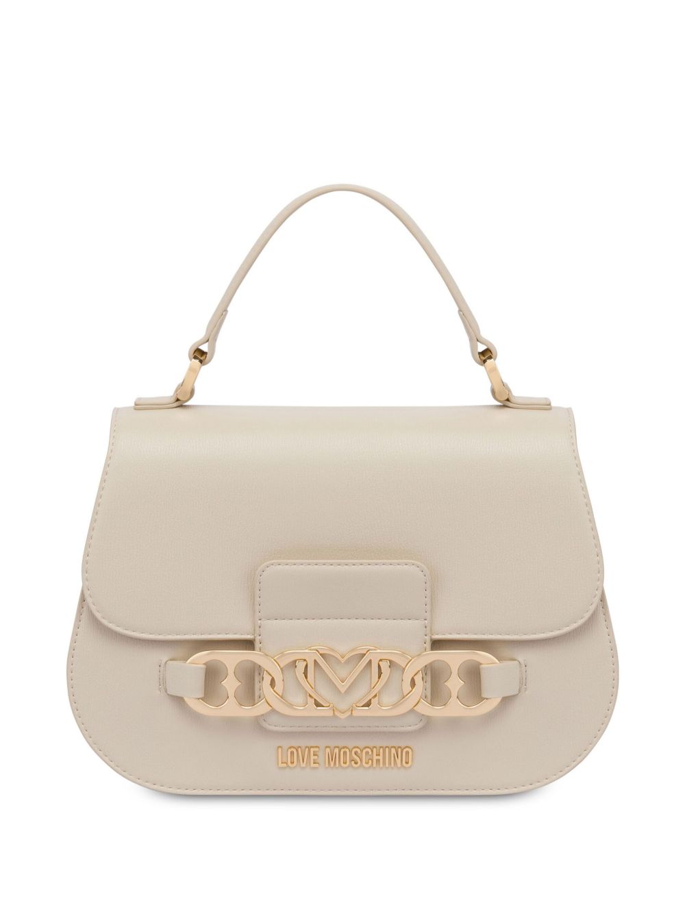 Love Moschino 心形搭链斜挎包 - 中性色