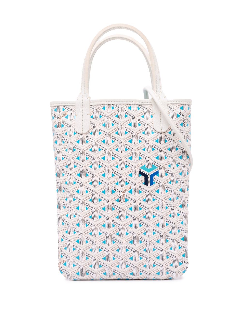 Goyard Pre-Owned Goyardine Poitiers Claire Voie 斜挎包（2023年典藏款） - 白色
