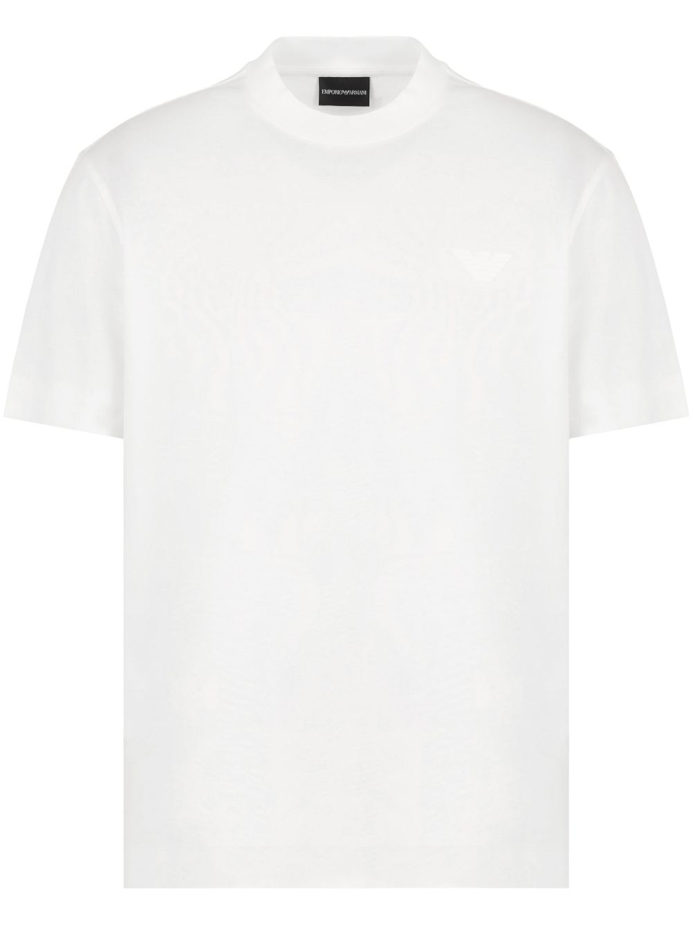 Emporio Armani 标贴T恤 - 白色