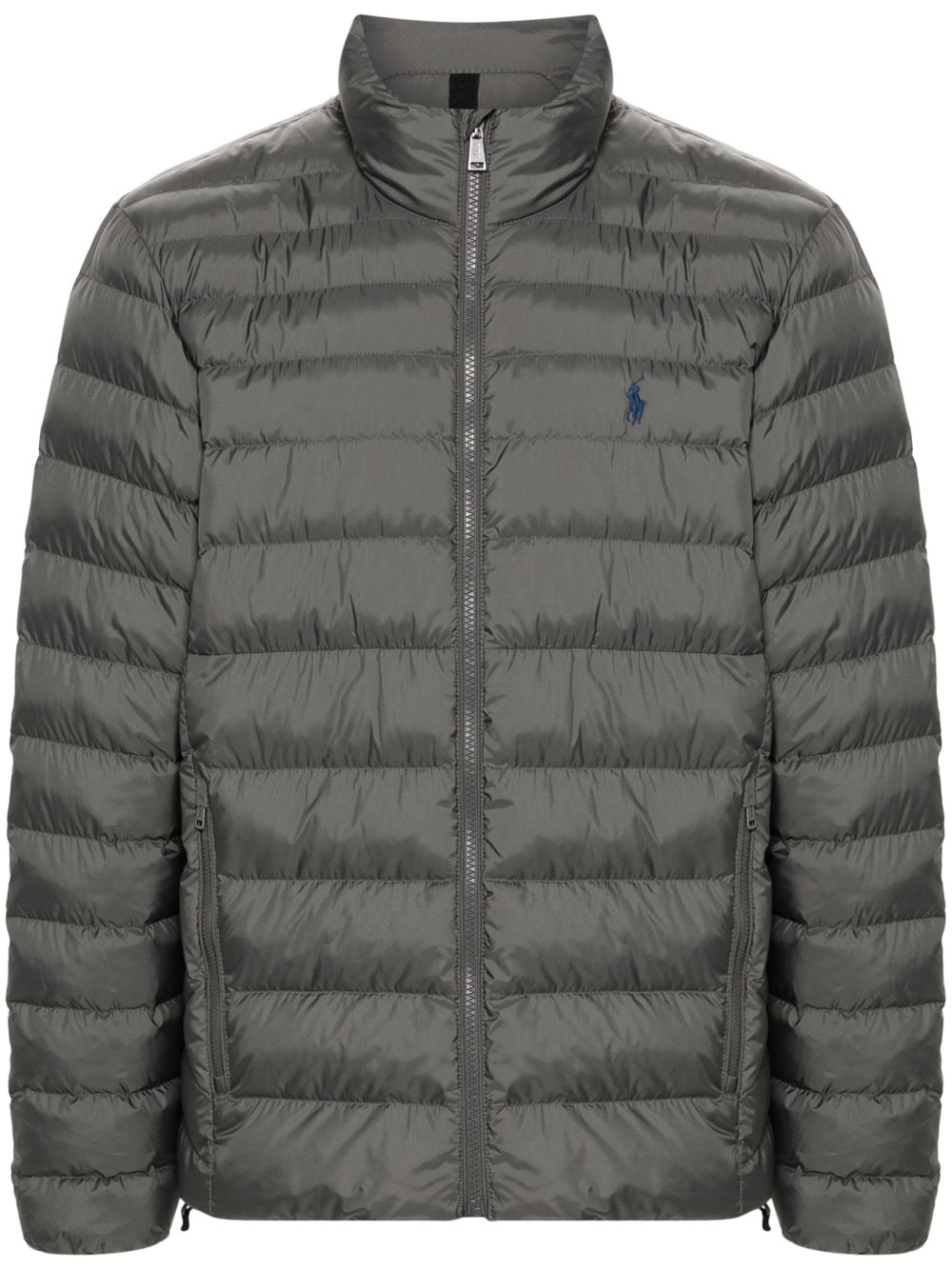 Polo Ralph Lauren 高领绗缝夹克 - 灰色