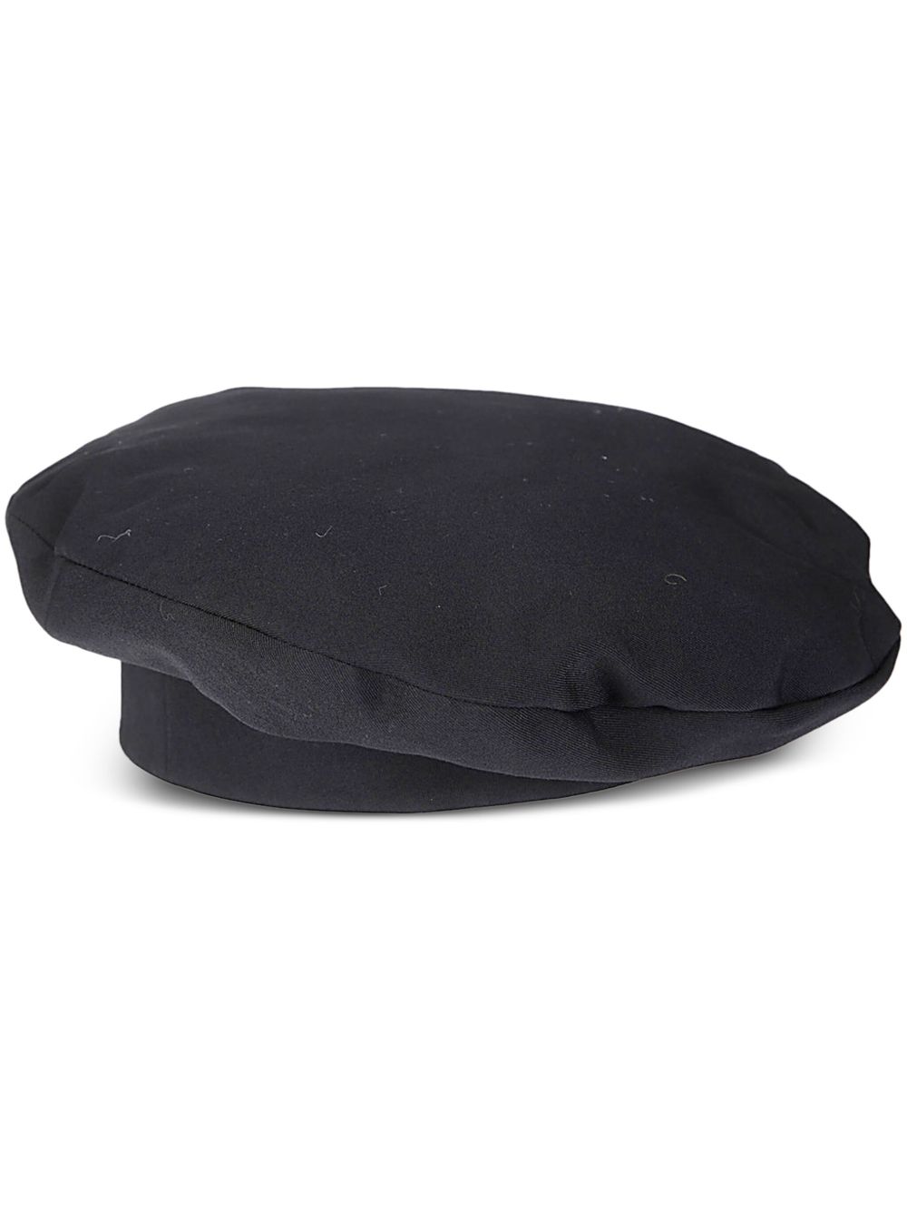 Yohji Yamamoto 羊毛贝雷帽 - 黑色