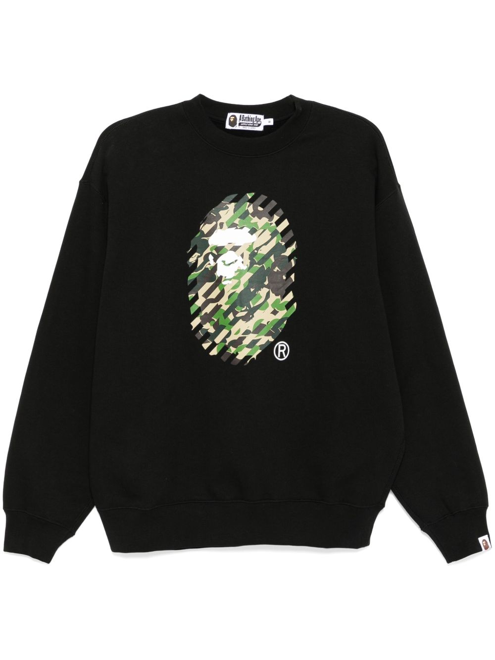 A BATHING APE® Abc Camo Ape Head 卫衣 - 黑色
