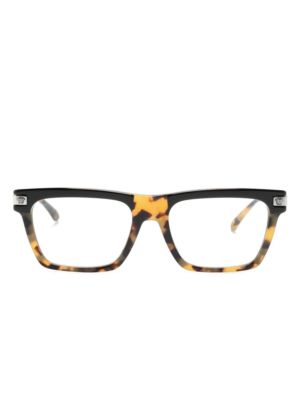 Versace Eyewear 方框眼镜 - 褐色
