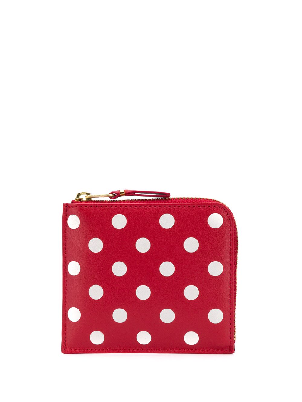 Comme Des Garçons Wallet 波点印花钱包 - 红色