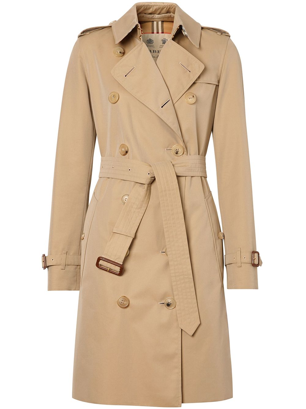 Burberry 博柏利 The Long Kensington 经典风衣 - 中性色