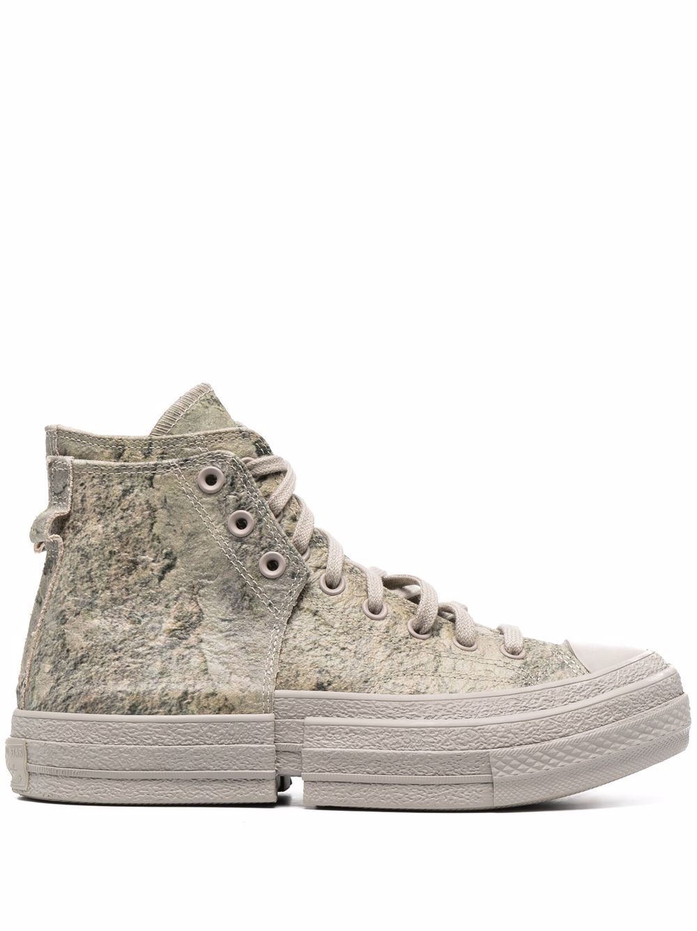 Converse 补丁设计高帮板鞋 - 灰色